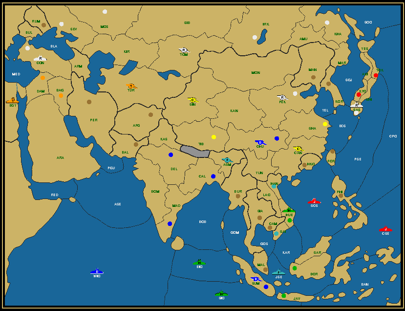 Fleet Tokyo to Saigon, After Winter 1901