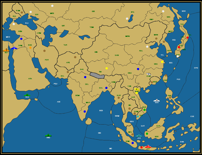 Fleet Tokyo to Saigon, After Winter 1902