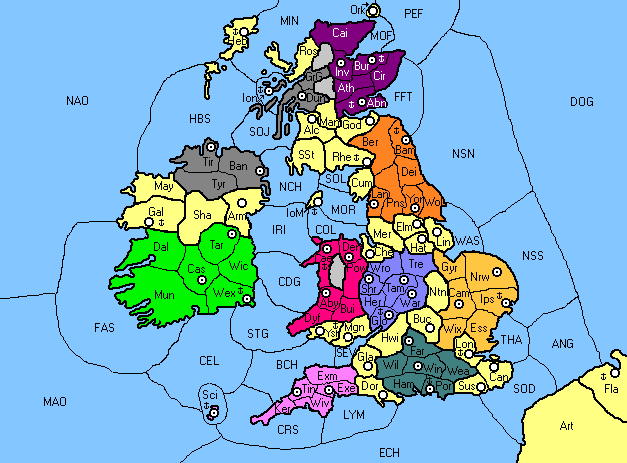 Bretwalda map