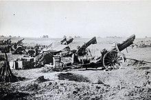 American heavy artillery at Soissons 1918