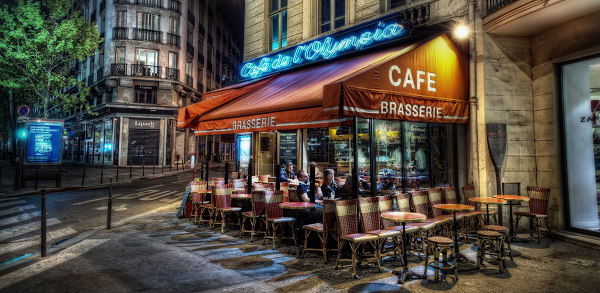 A brasserie in Paris