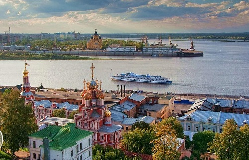 The Volga river